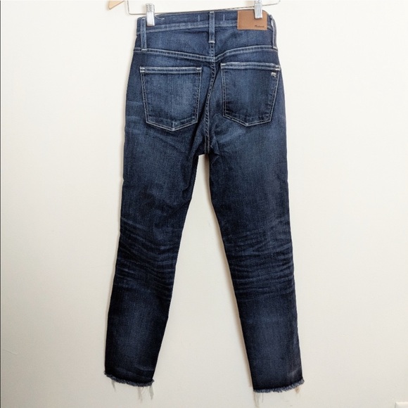 Madewell High Rise Slim Straight Leg Jeans - Picture 3 of 7